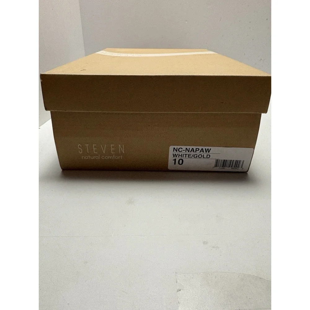 Steven By Steven Madden White Gold Women's Lace‎ Casual Comfort Sneakers 10 - Picture 5 of 6